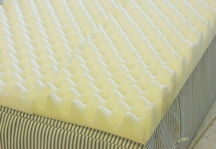 72 L X 34 W X 3 Inch Soft Foam Twin Bed Pad Mattress Egg Crate Overlay Topper