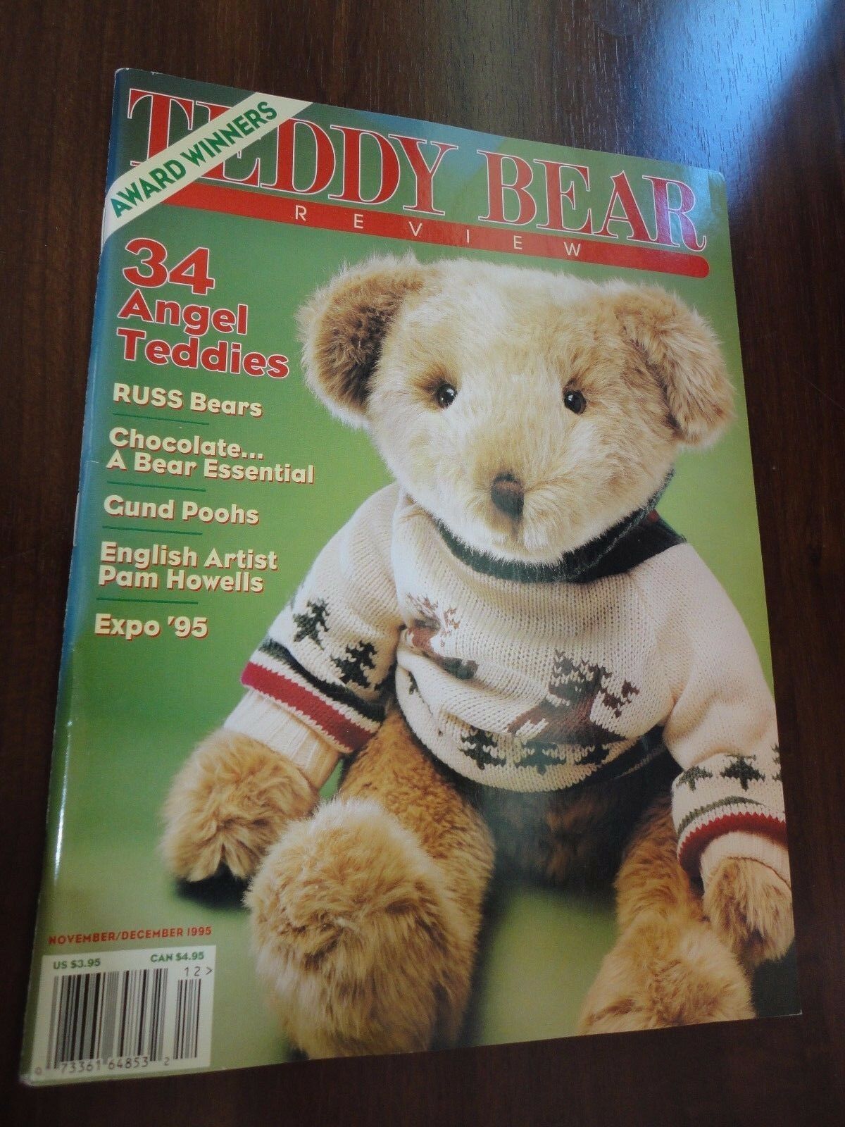 Teddy Bear Review Magazine Back Issue Nov / Dec 1995 Pam Howells Award Winners