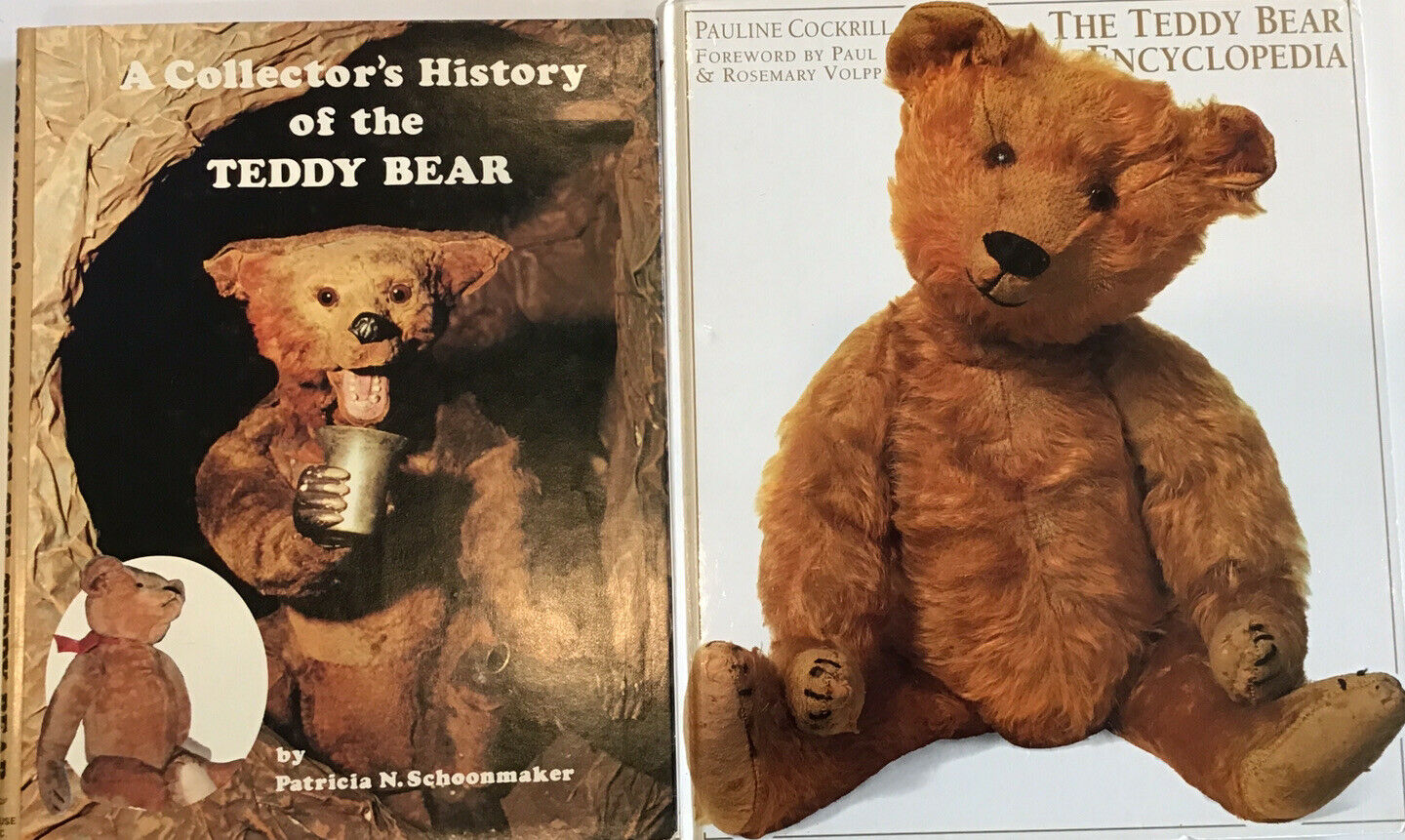 Lot Of 2 Teddy Bear Hardcover Books - History & Encyclopedia Editions