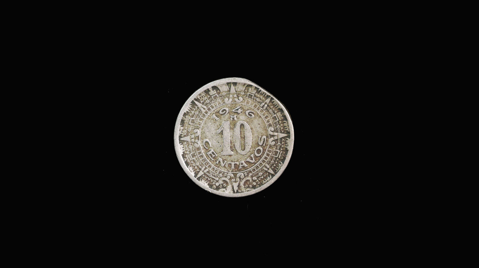 1946 Mexico 10 Centavos Silver
