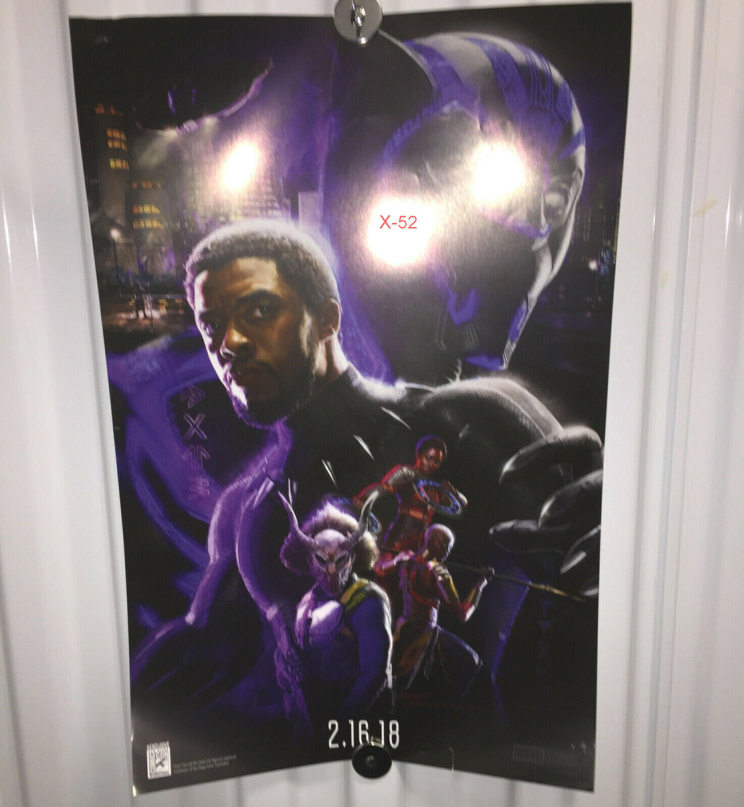 Black Panther Comic Con Sdcc Exclusive Poster Chadwick Boseman Avengers Marvel