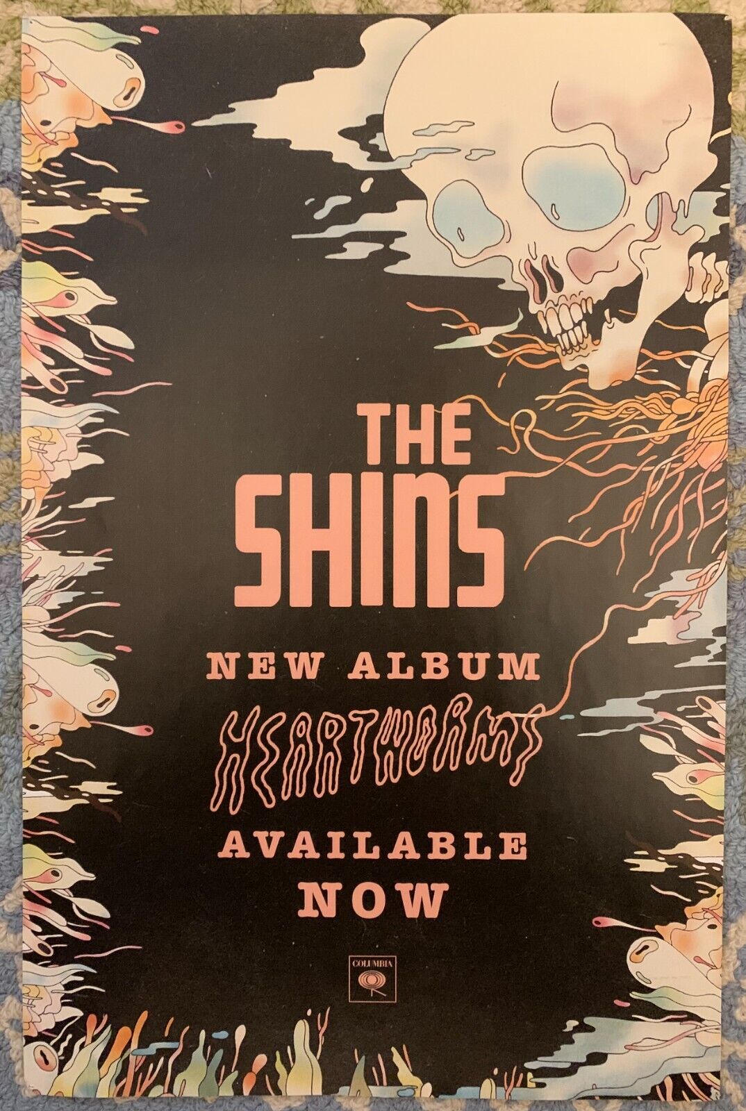 The Shins - Heartw*rms Album Original Promo Poster 11x17