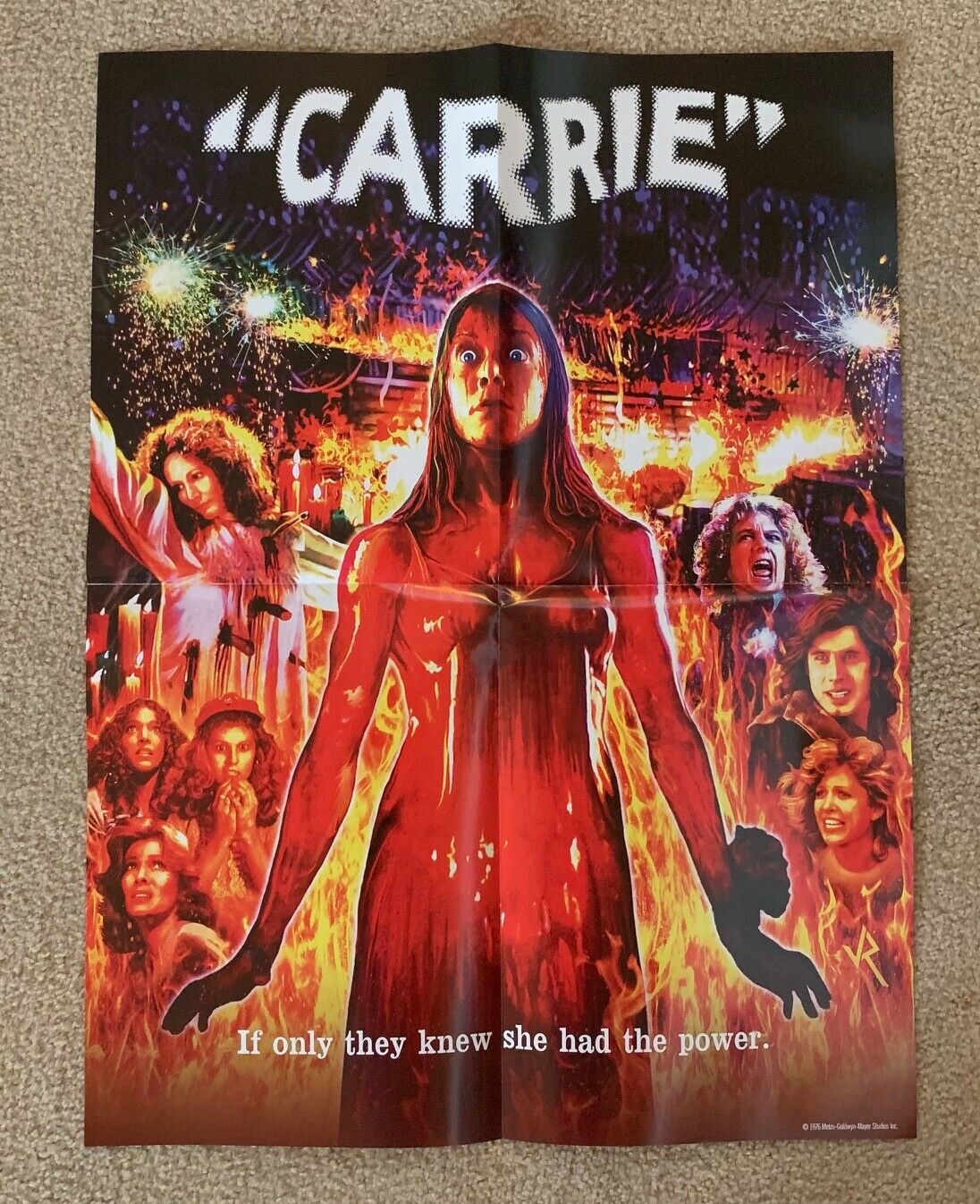 Carrie Movie Scream Factory 18" X 24" Poster New Sissy Spacek