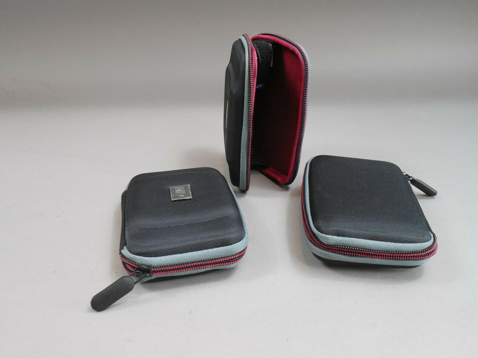 Lot Of 3 Western Digital Wd Black/ Red Hard Case For My Passport