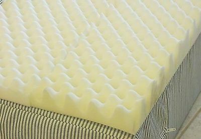 4 Inch Foam Twin Bed Pad Mattress Egg Crate / 72 L X 34 W X 4 Inch