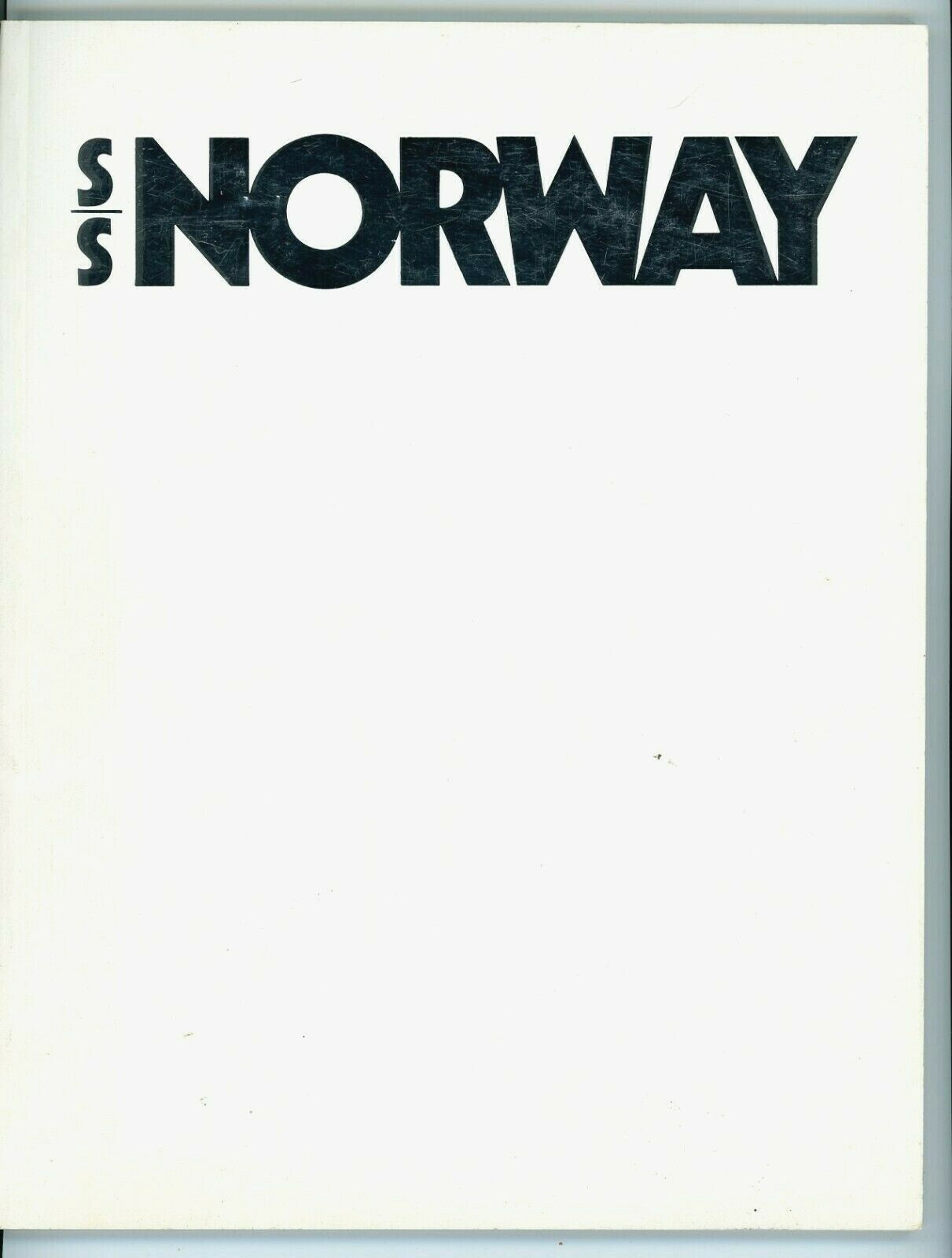 1982 History Of The Ss Norway Cruise Norwegian Ship Ncl Lines Liner Boat Pb Book