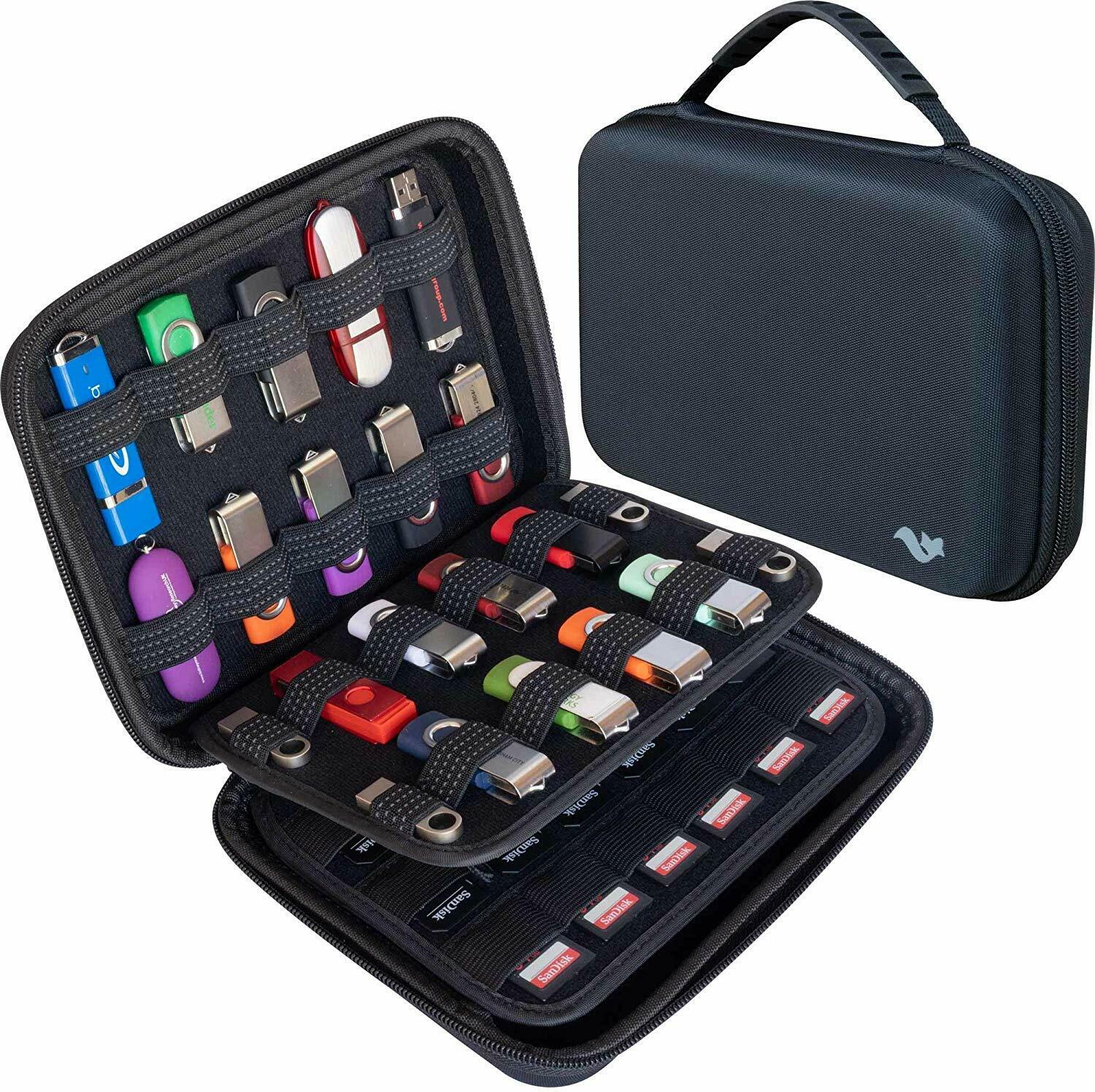 Electronic Accessories Travel Case For Hard Drive, Memory Card/sd Card/usb Pen