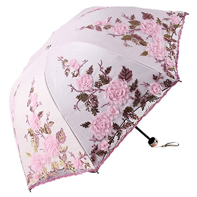 Honeystore Lace Parasol Decoration Bridal Shower Vintage Umbrellas For Wedding