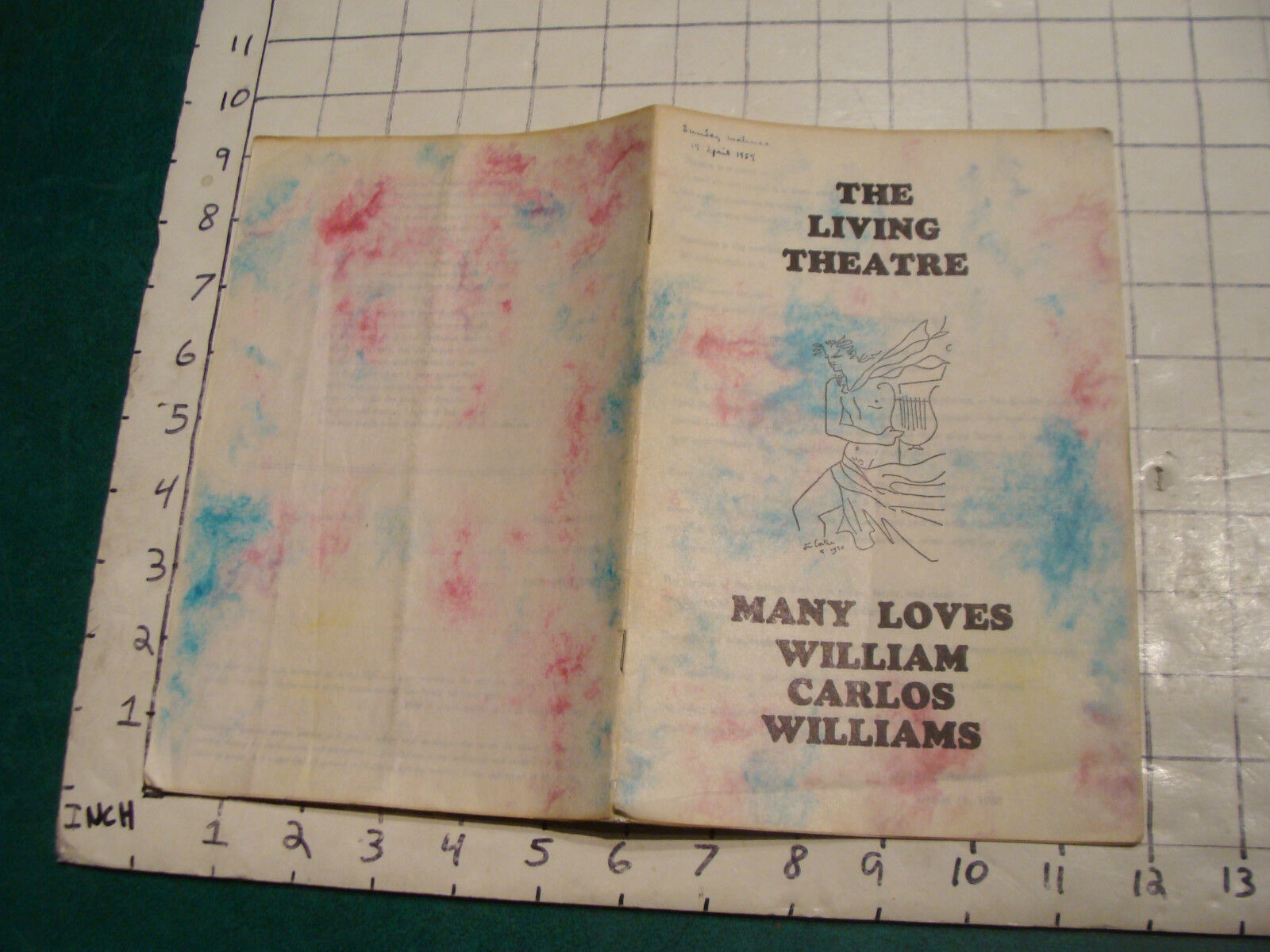 1959 The Living Theatre--many Loves By William Carlos Williams