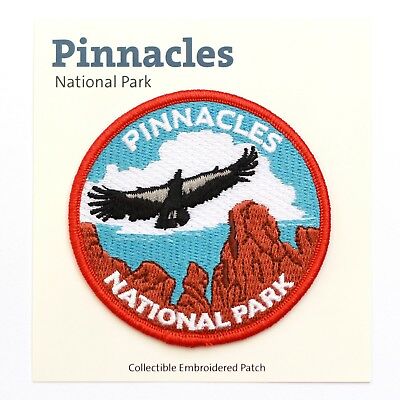 Official Pinnacles National Park Souvenir Patch California Condor Monument