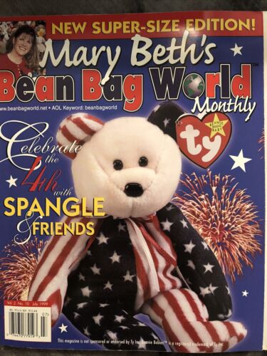 Mary Beth's Beanie Bag World Monthly Magazine Edition 17 Vol 2 No 10 July 1999