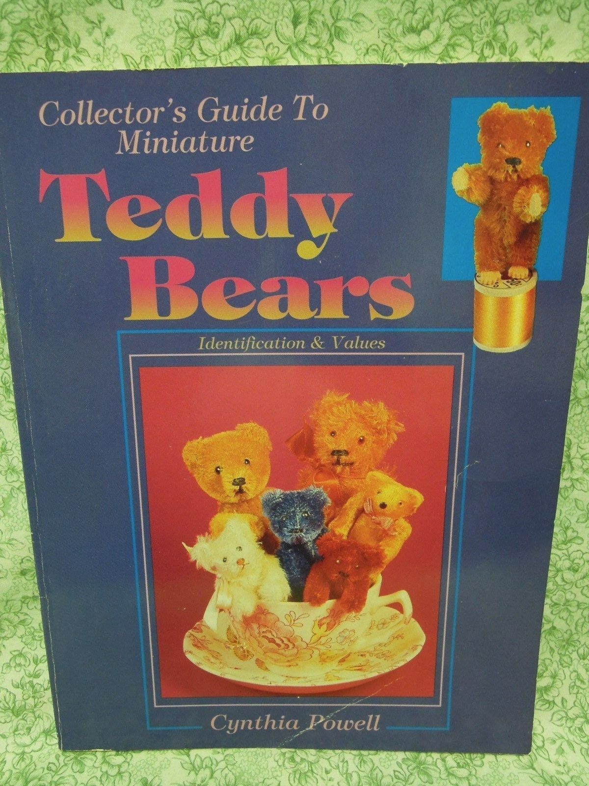 Rm-214 Teddy Bear Bk:'collector's Gde To Miniature Teddy Bears'  Id & Values '94